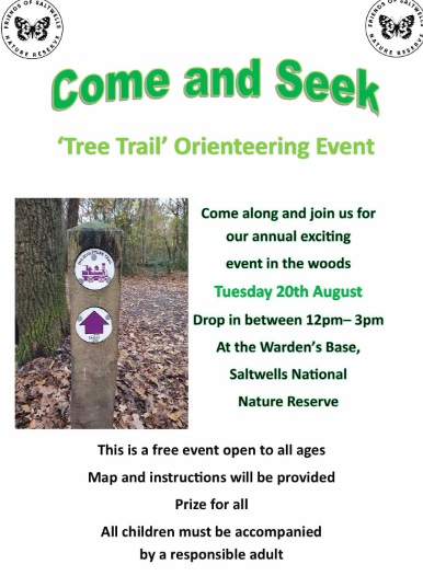 Friends of Saltwells Nature Reserve - Tree Trail Orienteering Activity